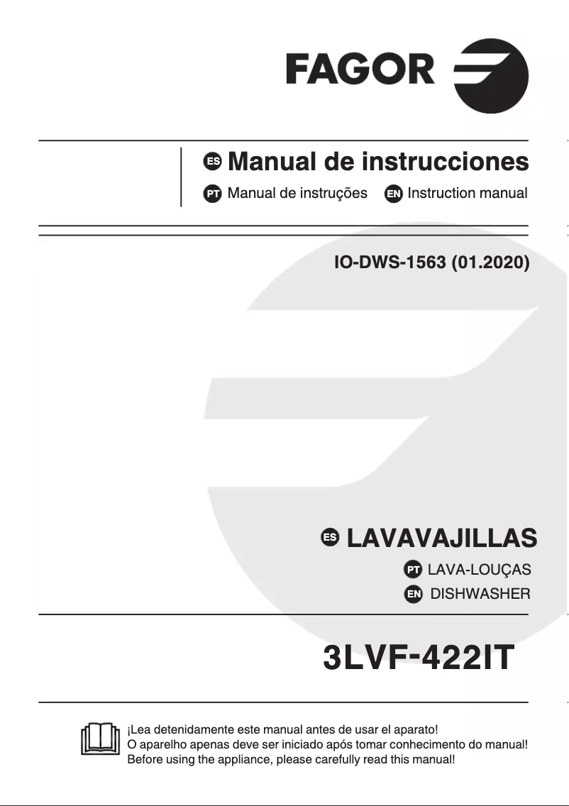 Página nº 1 - Manual de usuario Fagor 3LVF-422IT
