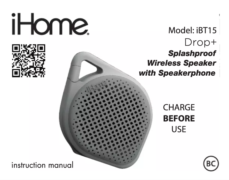 Imagen de la primera página del manual del dispositivo IBT15