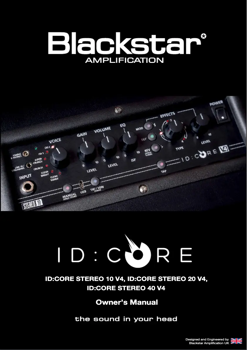 Página nº 1 - Manual de usuario Blackstar ID:CORE V4