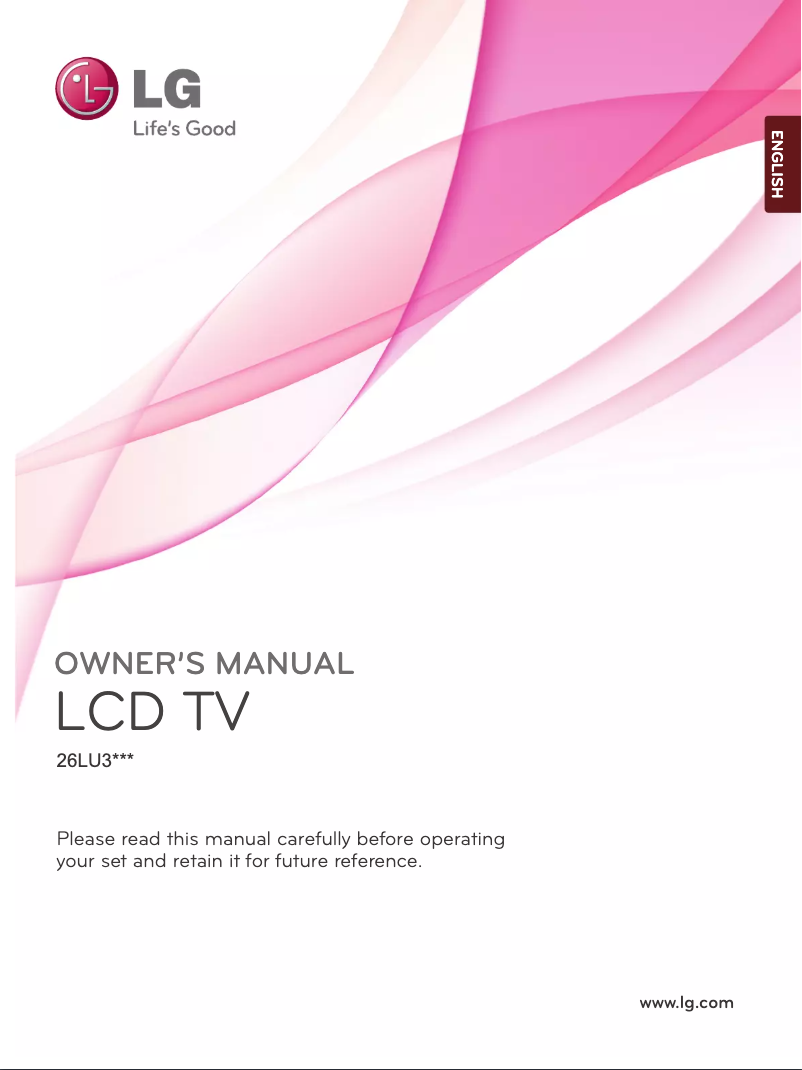 Página 1 del manual Manual de usuario LG 26LU30D
