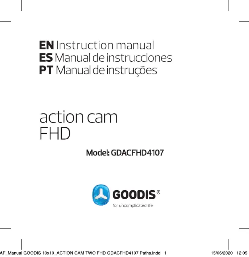 Página 1 del manual Manual de usuario Goodis GDACFHD4107