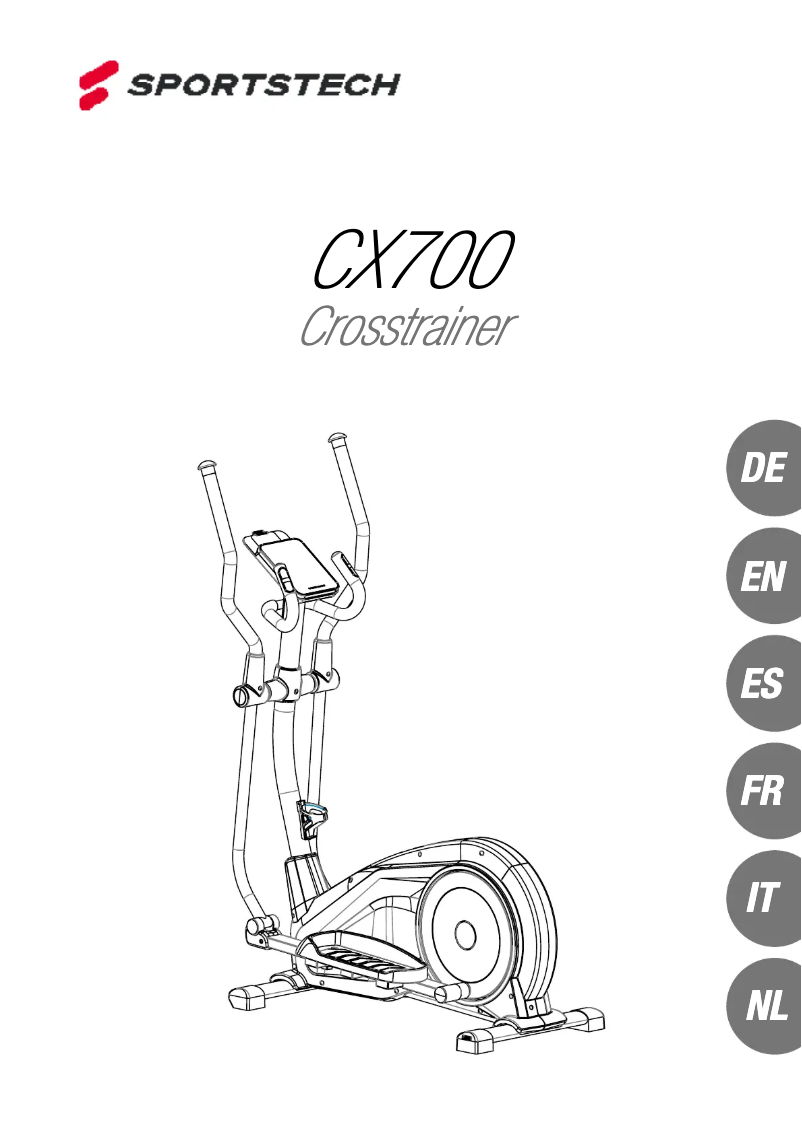 Imagen de la primera página del manual del dispositivo CX700