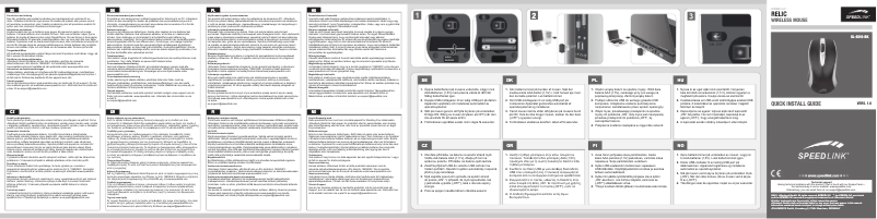 Imagen de la primera página del manual del dispositivo RELIC