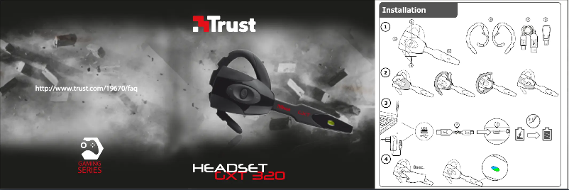 Imagen de la primera página del manual del dispositivo GXT 320 19670