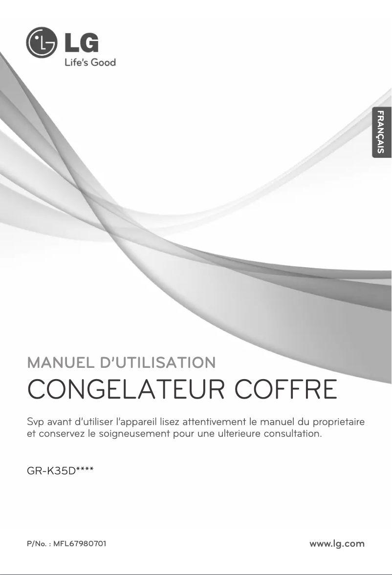 Página nº 1 - Manual de usuario LG GR-K410DSLB