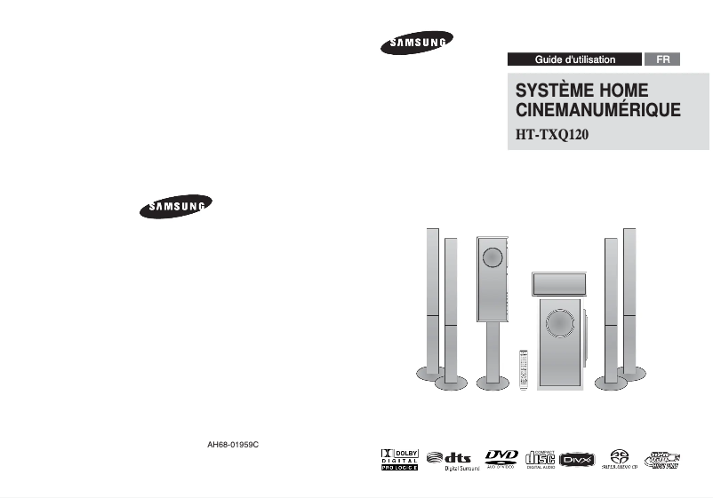 Imagen de la primera página del manual del dispositivo HT-TXQ120