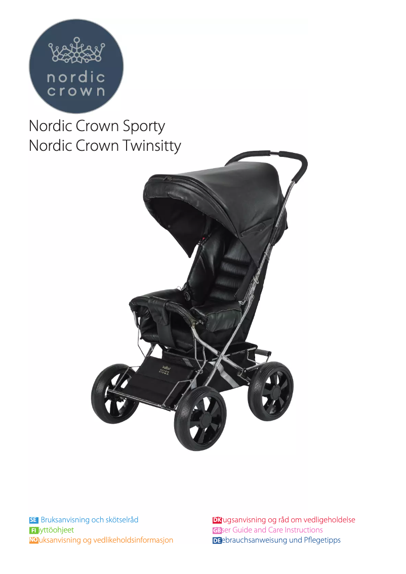 Página 1 del manual Manual de usuario Nordic Crown Twinsitty