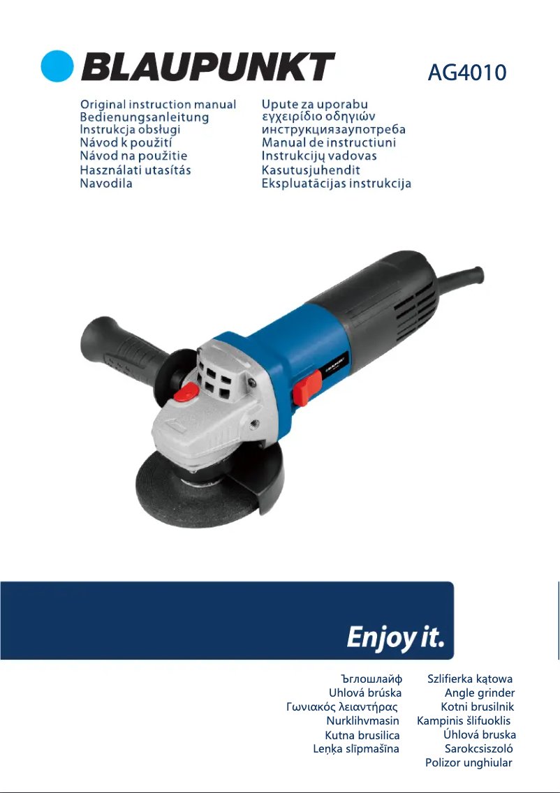 Imagen de la primera página del manual del dispositivo AG4010