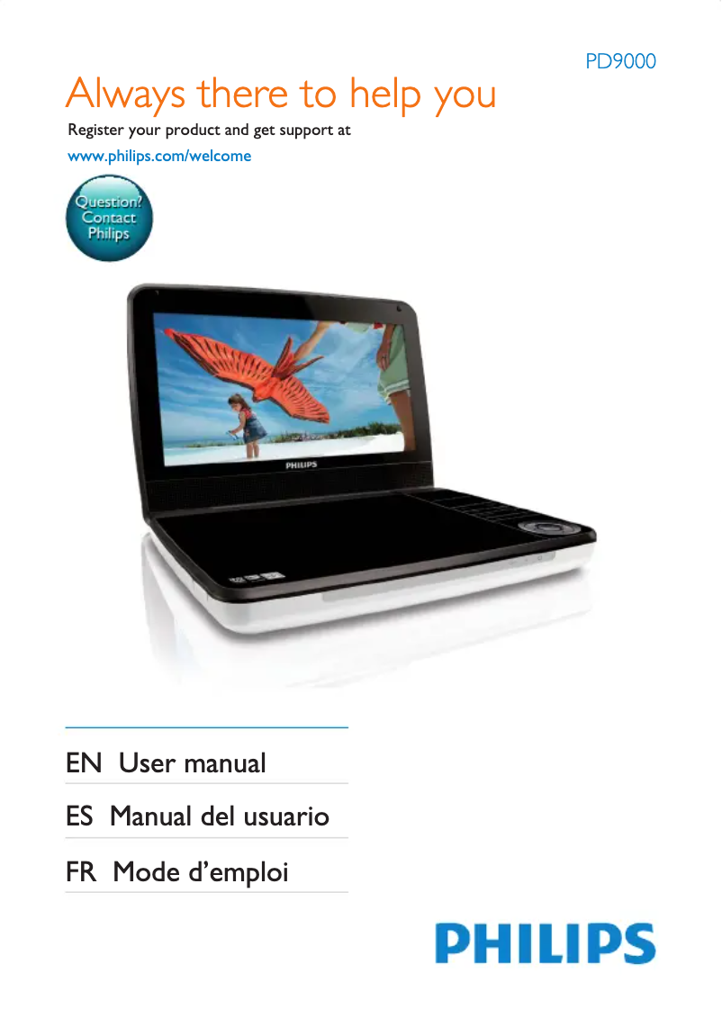 Imagen de la primera página del manual del dispositivo PD9000