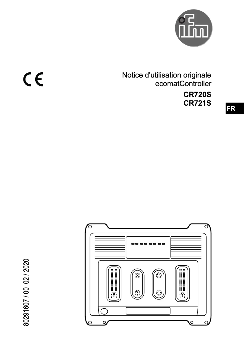 Imagen de la primera página del manual del dispositivo CR721S