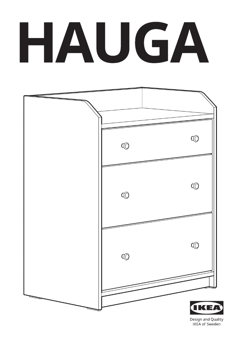 Página 1 del manual Manual de usuario Ikea HAUGA 604.569.02