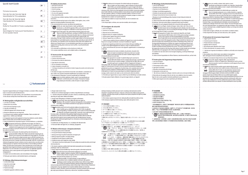 Imagen de la primera página del manual del dispositivo TQ8-YB