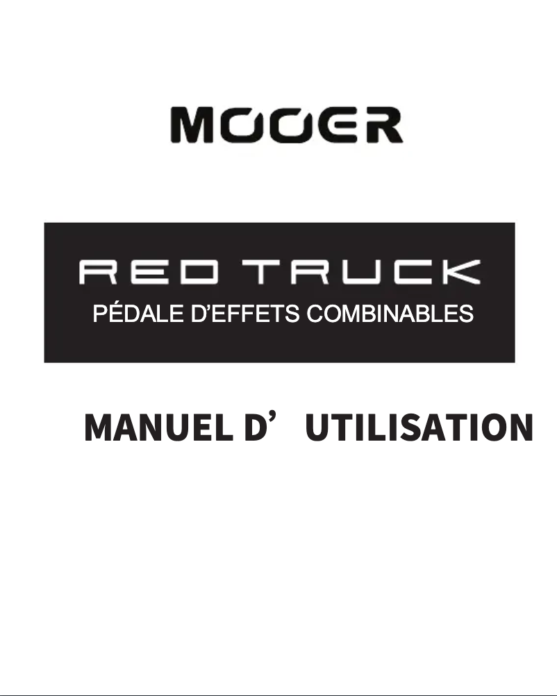 Imagen de la primera página del manual del dispositivo Red Truck