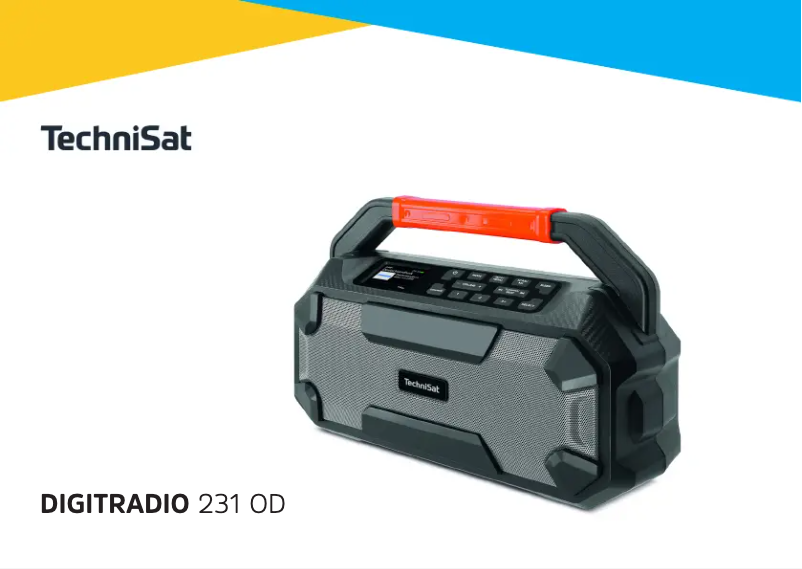 Imagen de la primera página del manual del dispositivo DigitRadio 231 OD