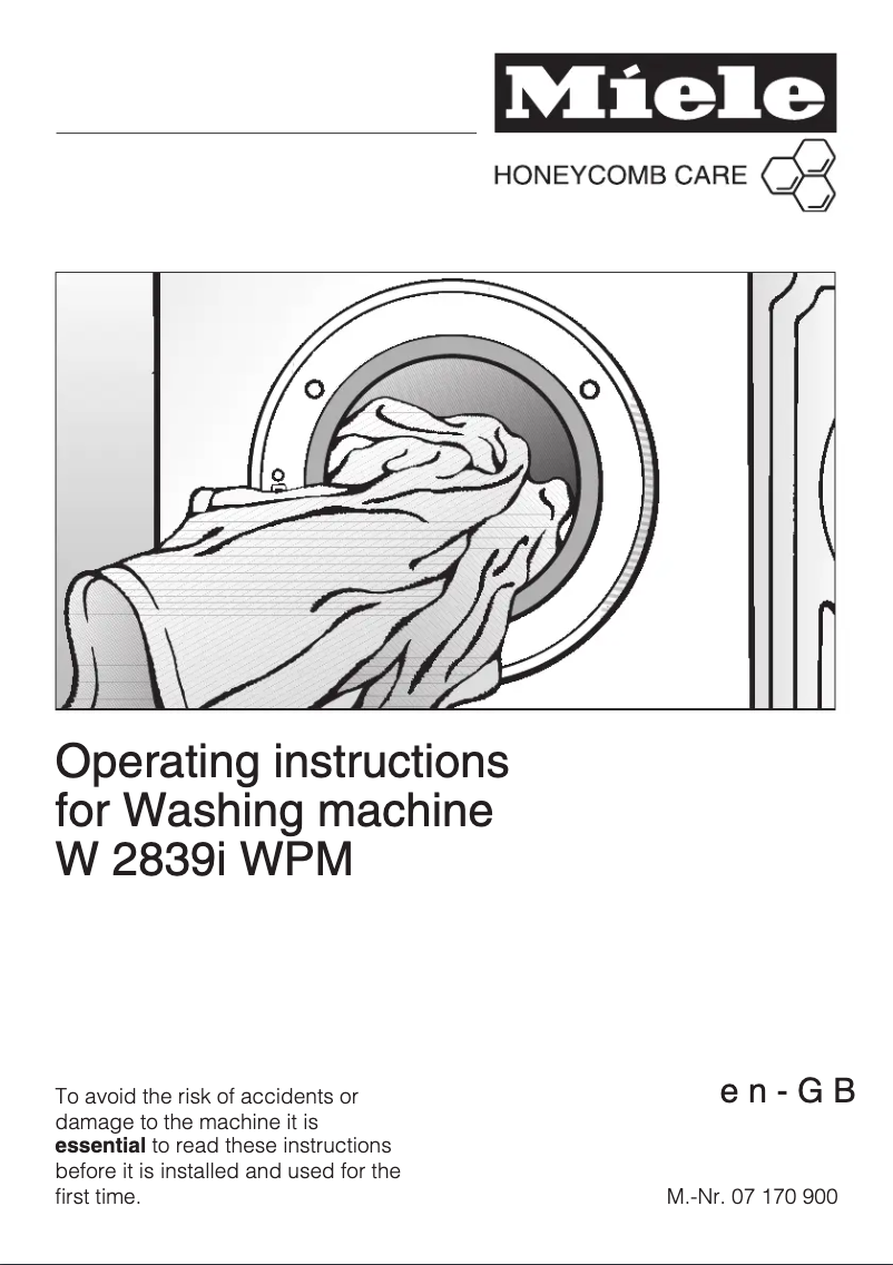 Imagen de la primera página del manual del dispositivo W 2839 I WPM RE