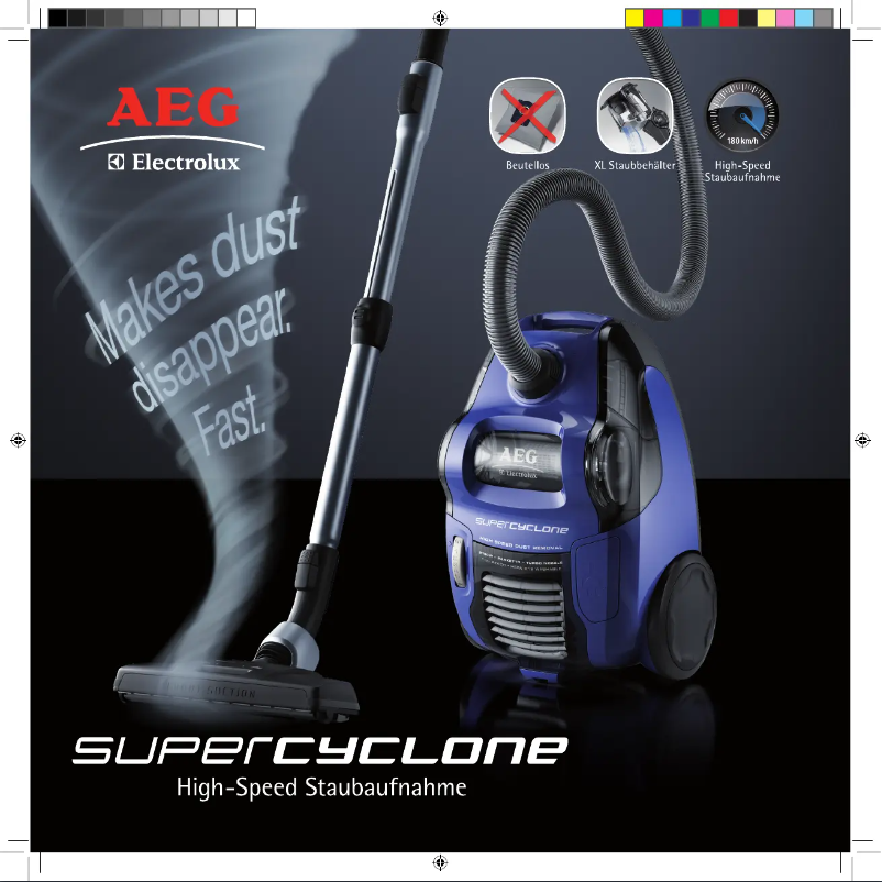 Página 1 del manual Manual de usuario AEG SuperCyclone ASC6925