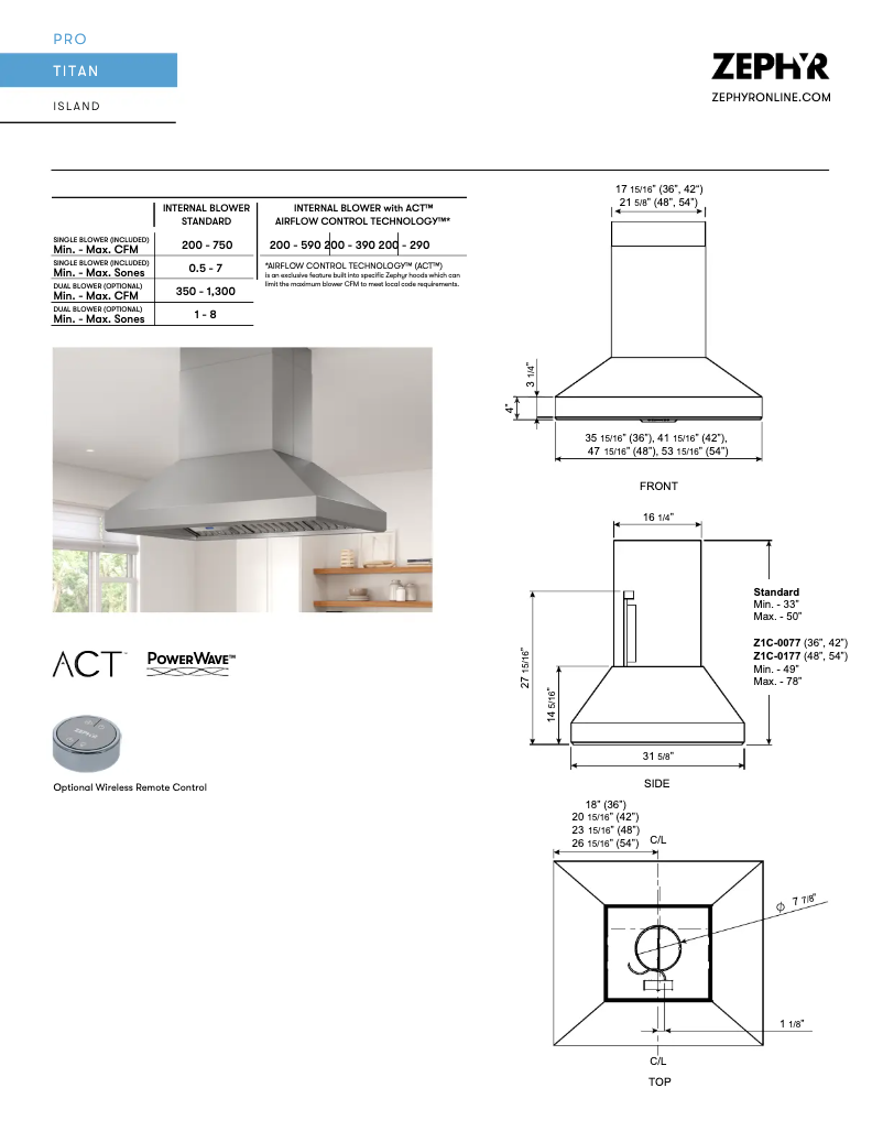 Imagen de la primera página del manual del dispositivo Titan AK7754BS