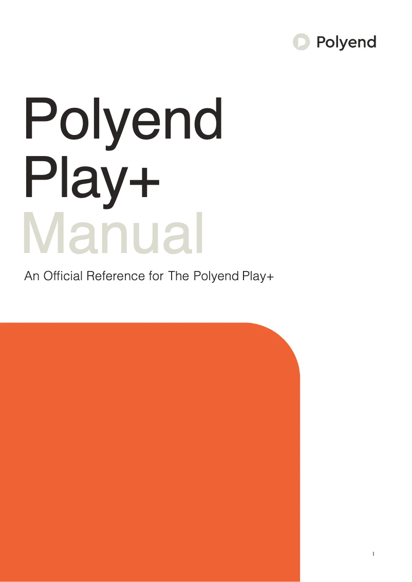 Página nº 1 - Manual de usuario Polyend Play