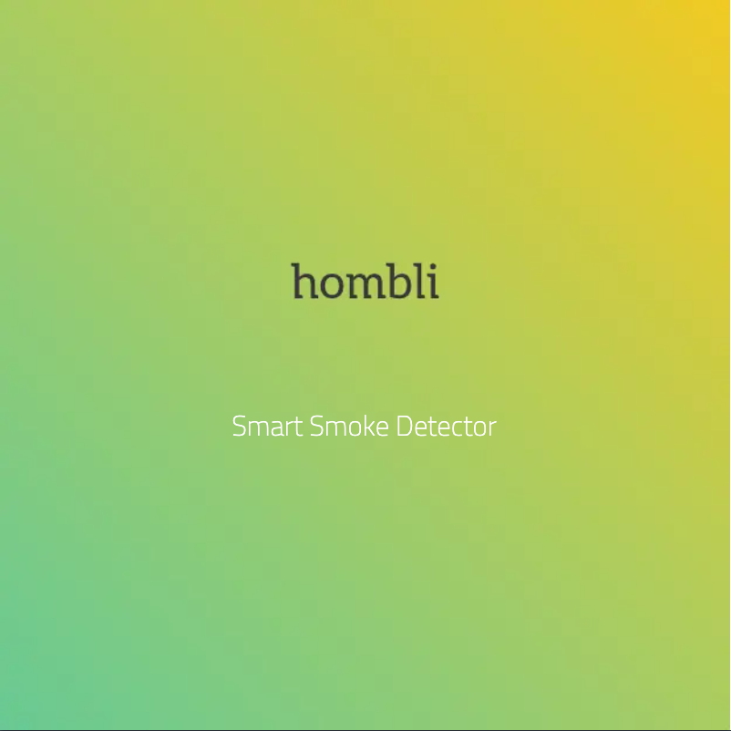 Página 1 del manual Manual de usuario Hombli Smart Smoke Detector