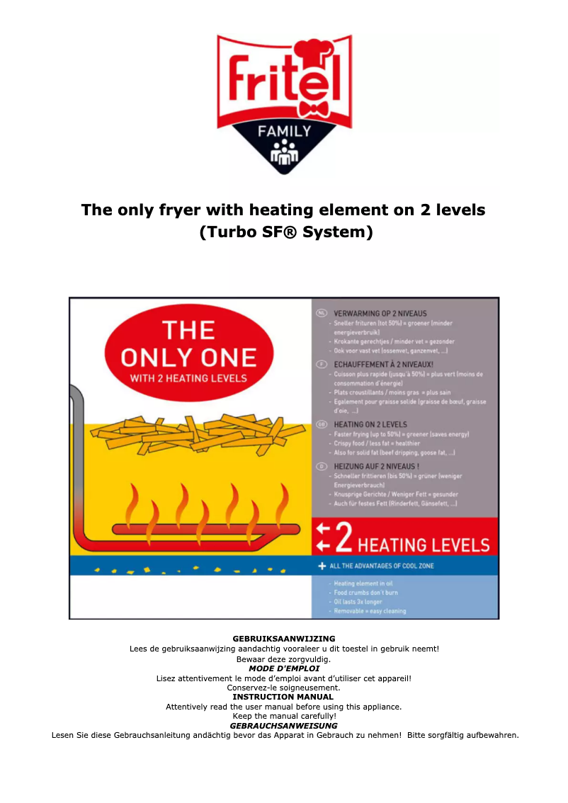 Imagen de la primera página del manual del dispositivo Turbo SF 4212