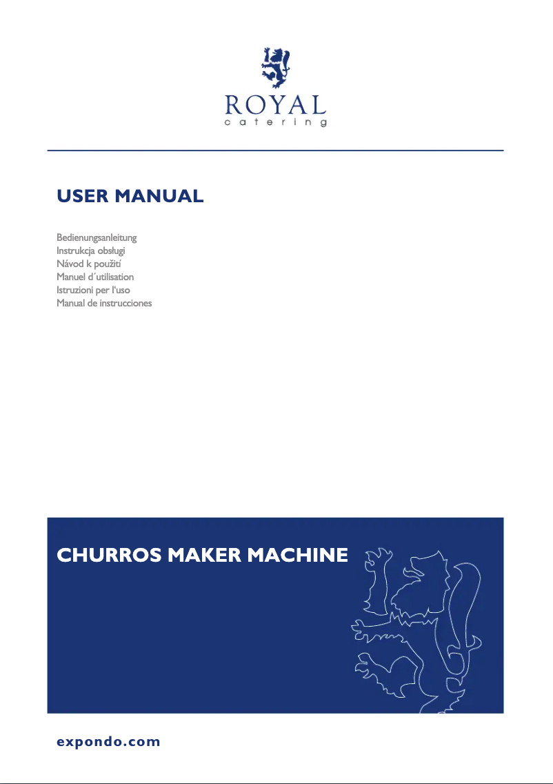 Página 1 del manual Manual de usuario Royal Catering RC-CMM282