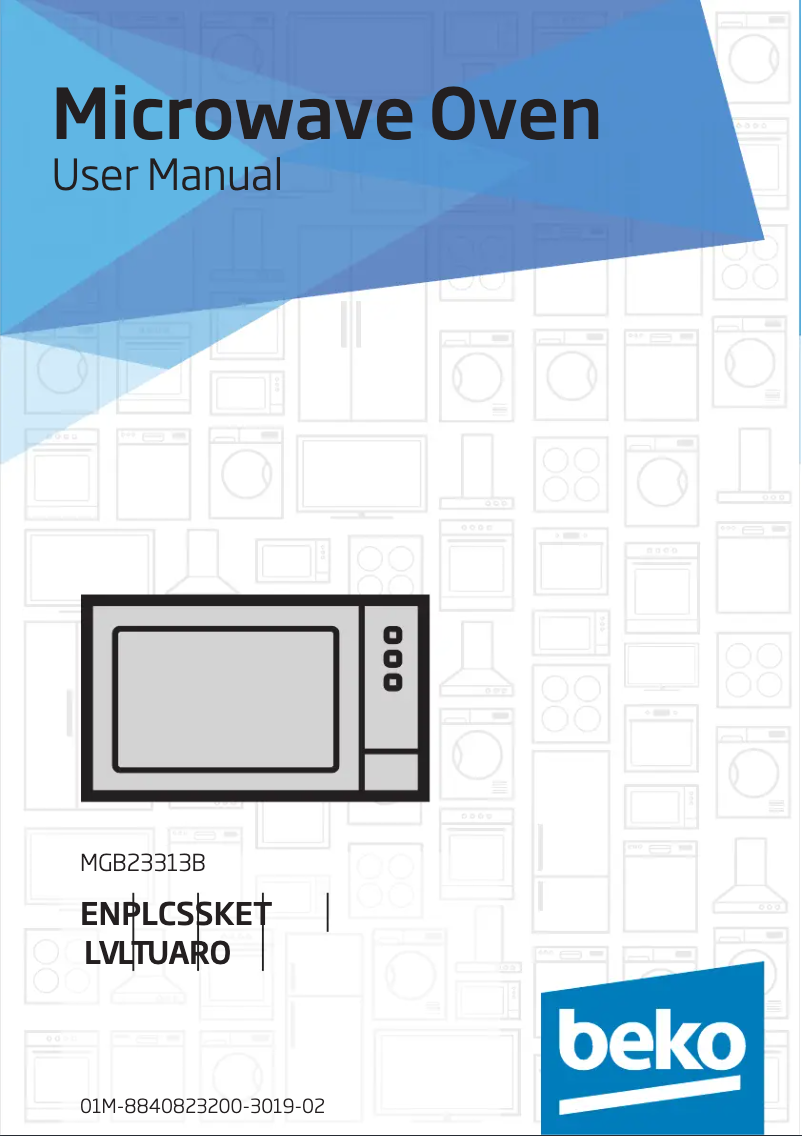 Página nº 1 - Manual de usuario Beko MGB23313B