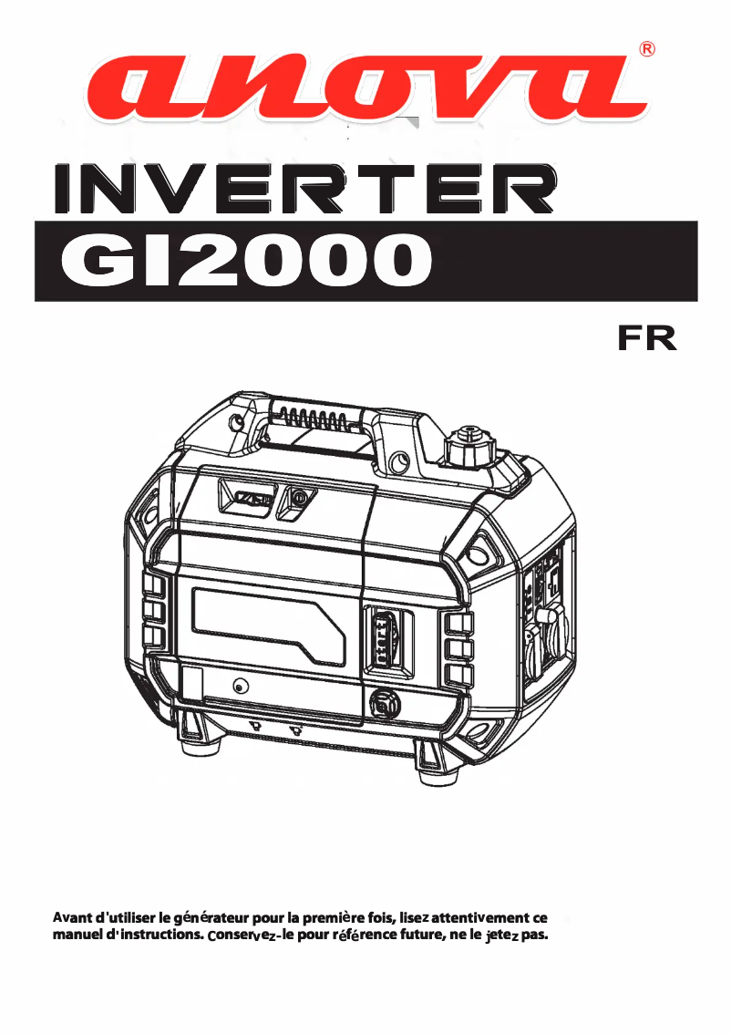 Imagen de la primera página del manual del dispositivo GI2000