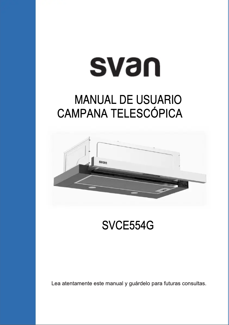 Página 1 del manual Manual de usuario SVAN SVCE554G