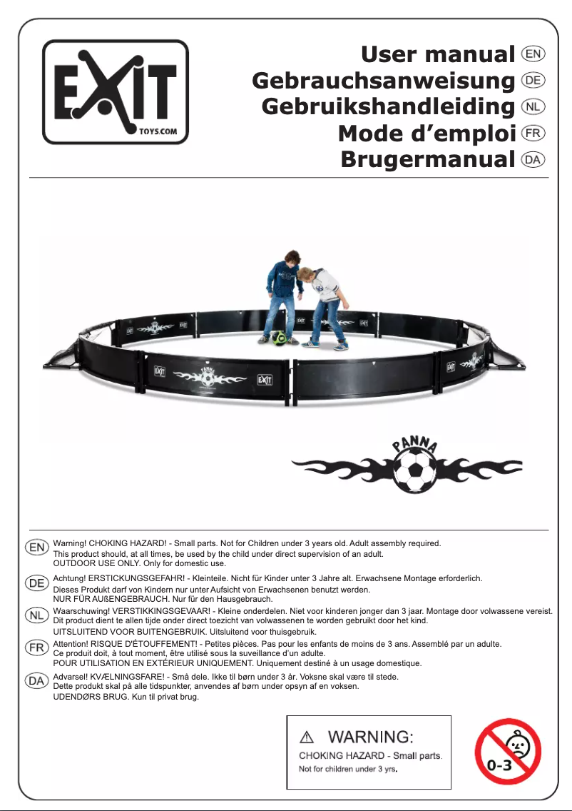 Imagen de la primera página del manual del dispositivo Panna-ArenA Round