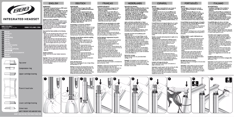 Imagen de la primera página del manual del dispositivo BHP-455