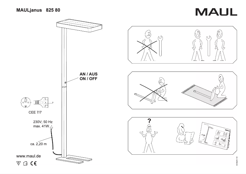 Imagen de la primera página del manual del dispositivo Janus