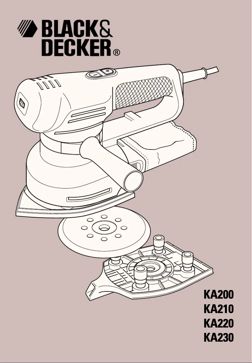 Página 1 del manual Manual de usuario Black & Decker KA210