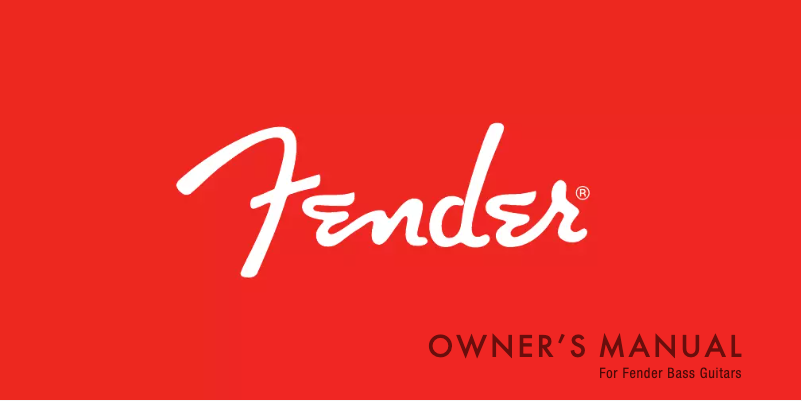 Página nº 1 - Manual de usuario Fender Classic Player Jazzmaster