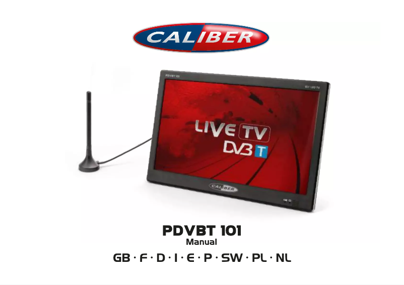 Página nº 1 - Manual de usuario Caliber PDVBT101