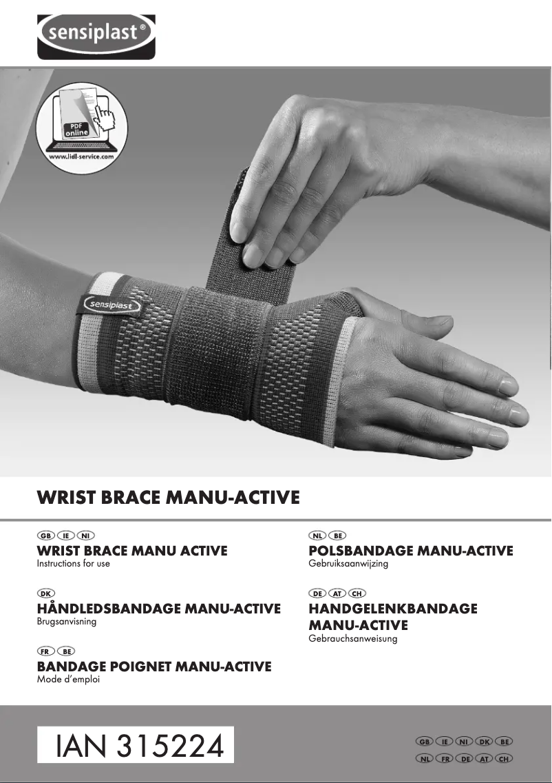 Página 1 del manual Manual de usuario Sensiplast IAN 315224