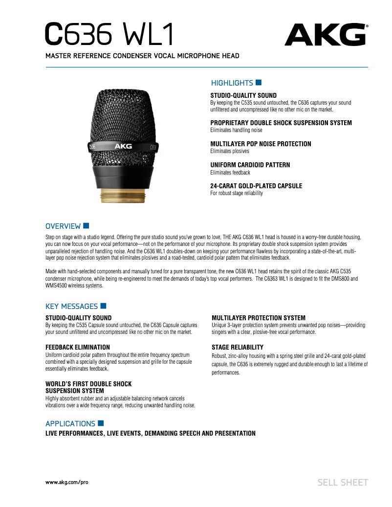Imagen de la primera página del manual del dispositivo C636 WL1