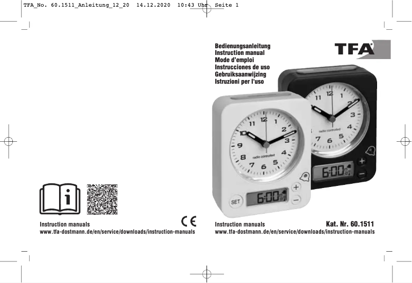 Imagen de la primera página del manual del dispositivo Combo 60.1511.01.05
