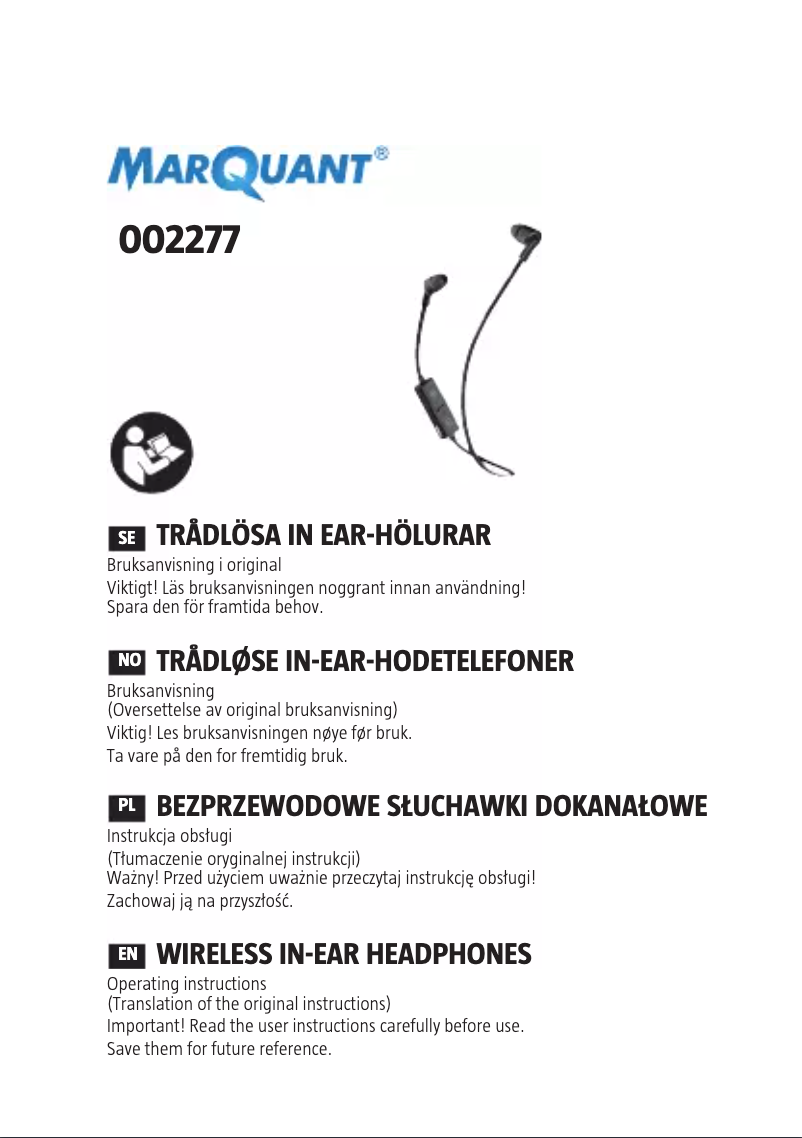 Imagen de la primera página del manual del dispositivo 002-277