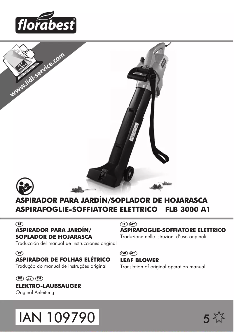 Página 1 del manual Manual de usuario Florabest FLB 3000 A1