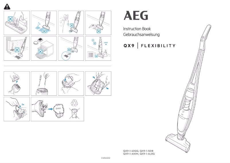 Página 1 del manual Manual de usuario AEG QX9-1-ALRG