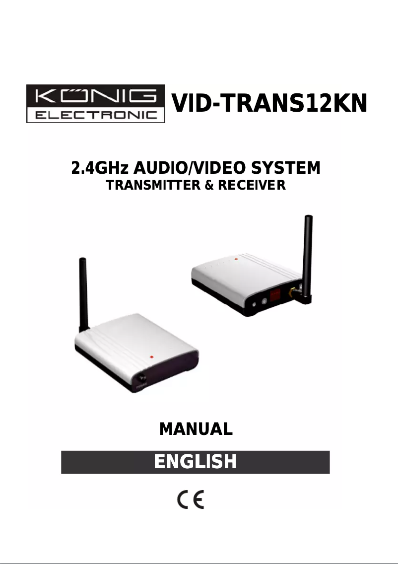 Imagen de la primera página del manual del dispositivo VID-TRANS12KNU