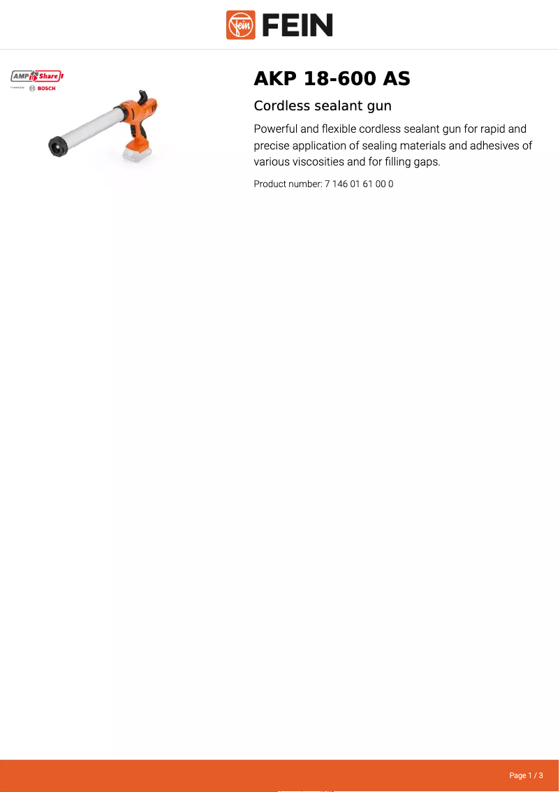 Imagen de la primera página del manual del dispositivo AKP 18-600 AS