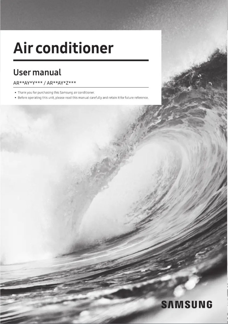 Imagen de la primera página del manual del dispositivo AR18AYNYBTBNNA