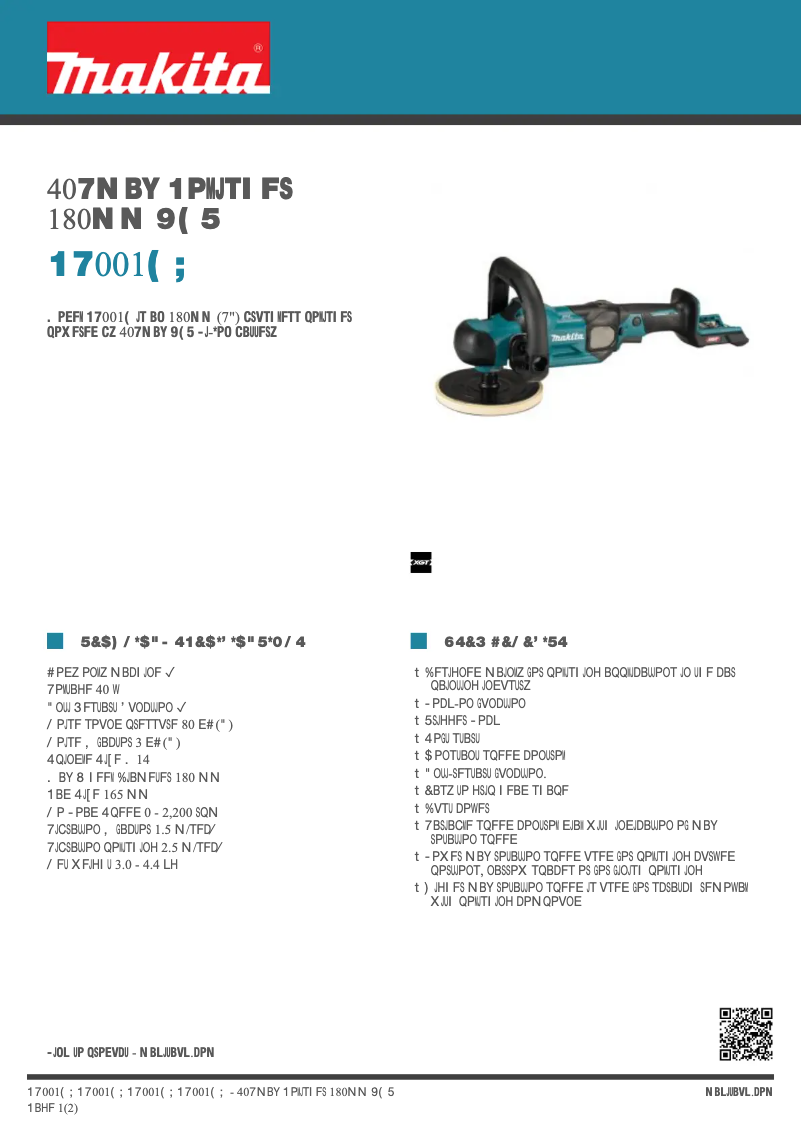 Imagen de la primera página del manual del dispositivo PV001G