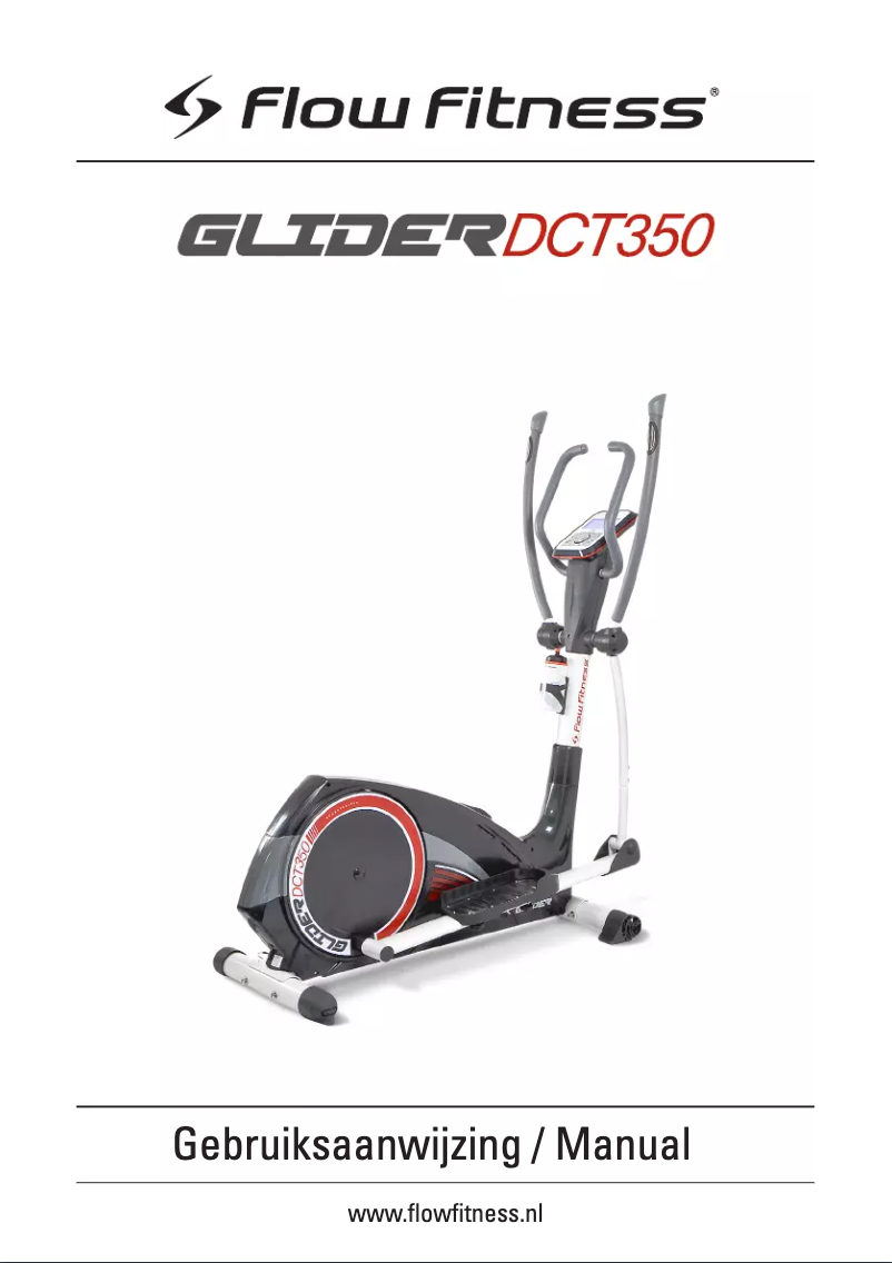 Página 1 del manual Manual de usuario Flow Fitness Glider DCT350