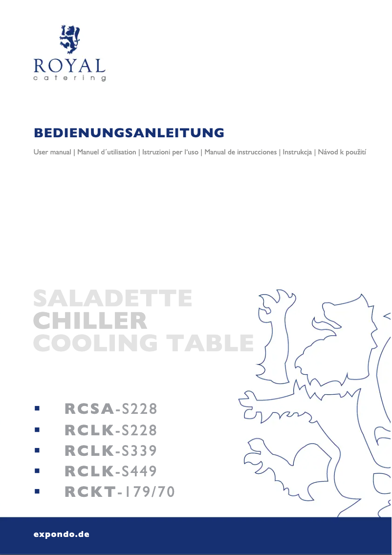 Imagen de la primera página del manual del dispositivo RCLK-S339