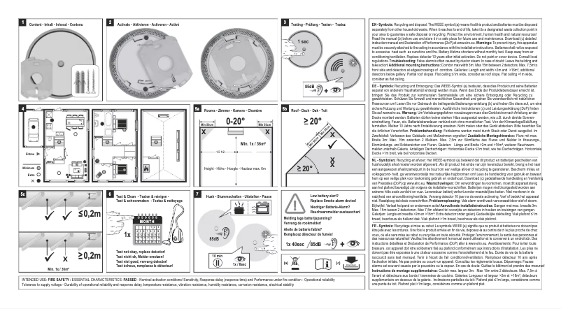 Imagen de la primera página del manual del dispositivo FS8110