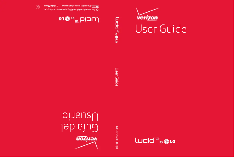 Página 1 del manual Manual de usuario LG Lucid 2