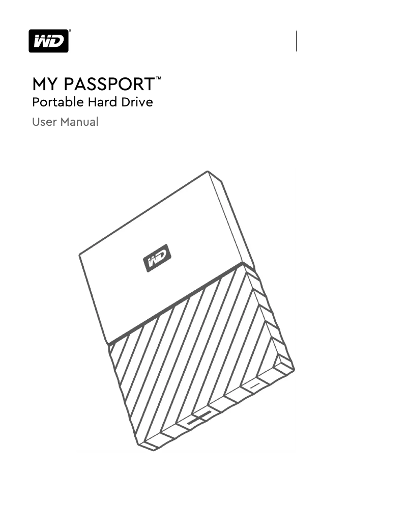 Página 1 del manual Manual de usuario Western Digital My Passport WDBYFT0030BWT