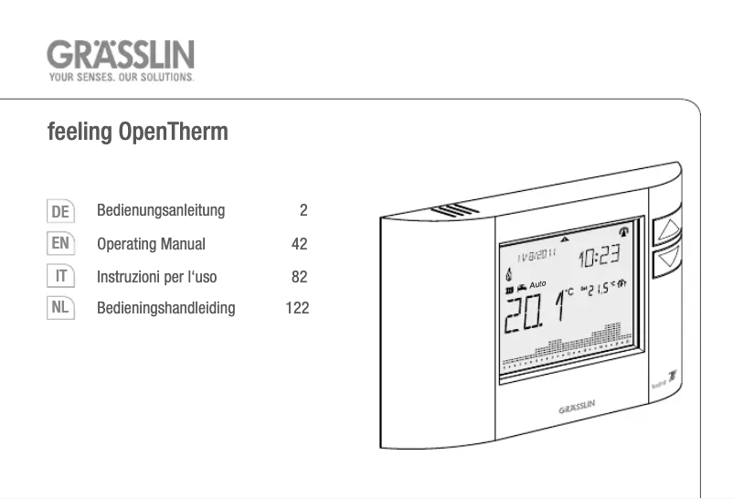 Imagen de la primera página del manual del dispositivo Feeling OpenTherm